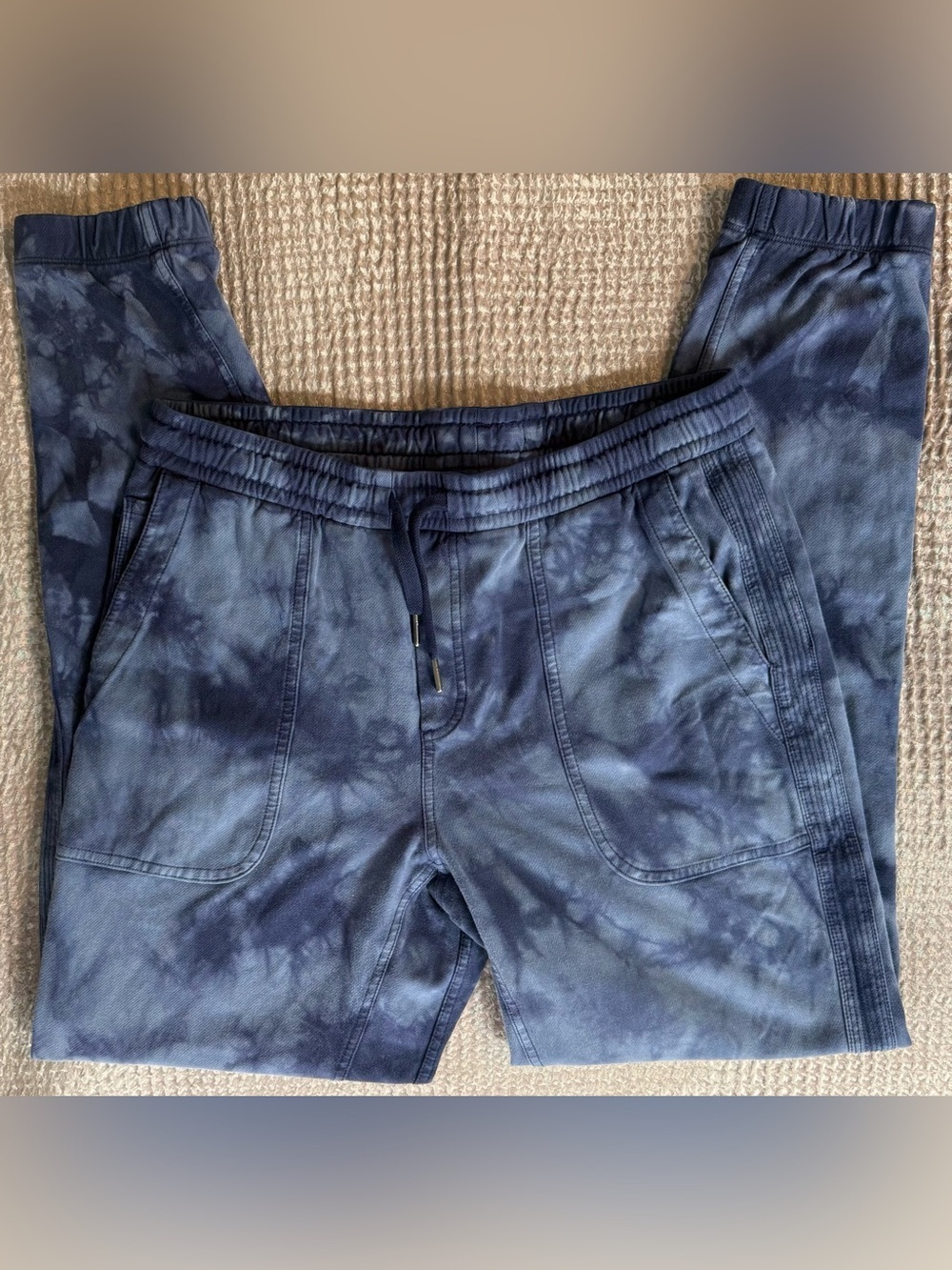Athleta Farallon Jogger MT Coastal Blue Tie Dye Women’s Medium 988048 - Picture 3 of 13